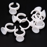 Tattoo supply disposable microblading pigment cup ring  tattoo ink ring holder cup for skin beauty