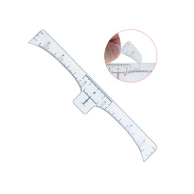 50Pcs Disposable Ruler For Eyebrow Permanent Makeup Tattoo Measurement Mark Tattoo Accessories