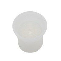 Tattoo  Ink Cups Plastic Cap Pigment Permanent Makeup White Color Sponge Cup